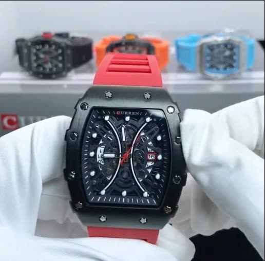 打掛 中華風 舞CURREN 豪華 身丈173cm Curren 8438 Luminous Square Quartz Watch For Men