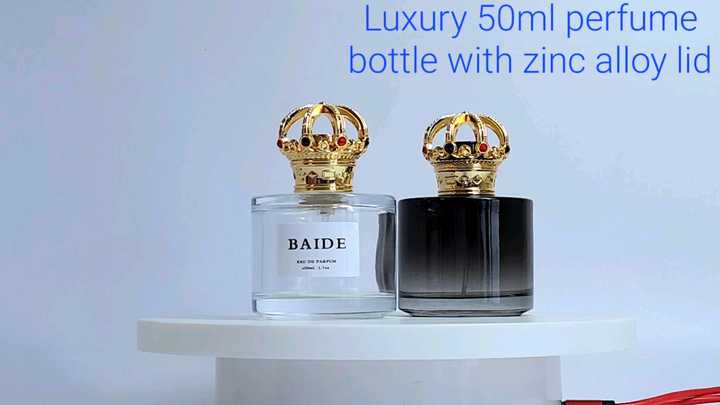 Shop Our Collection of White Perfume Bottles with Gold Caps