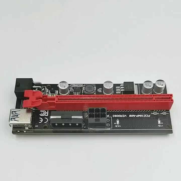 PCI-E 6pin Express 1 X to 16 X Extender - Caiyusheng 009S