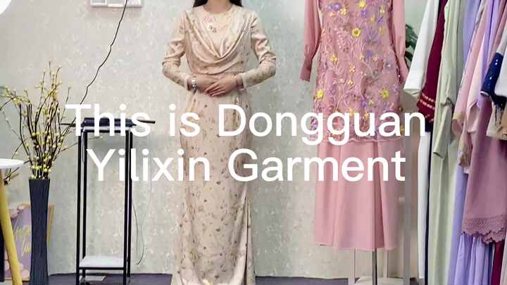 New Modest Fashion Fusion Elegant Look Asymmetric Soft Polyester  Embellishment Detail Cape Shoulder Casual Dresses Modest