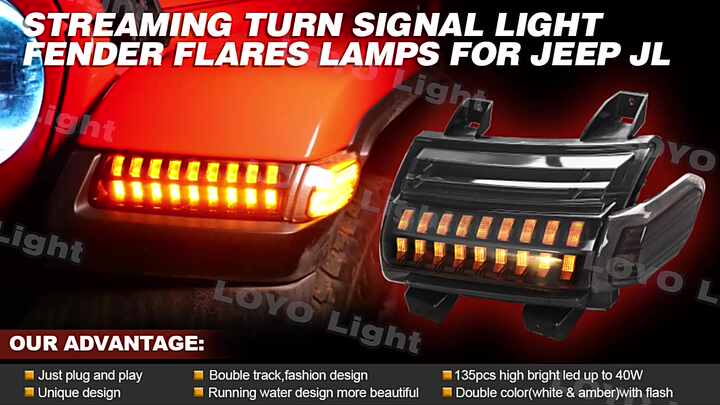 ジープ・ラングラー JL サハラ用 LED デイタイム ランニング ライト