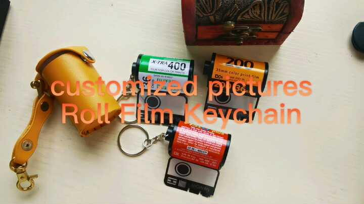P2 Pro Keychain Customizable Memory Roll Film Album