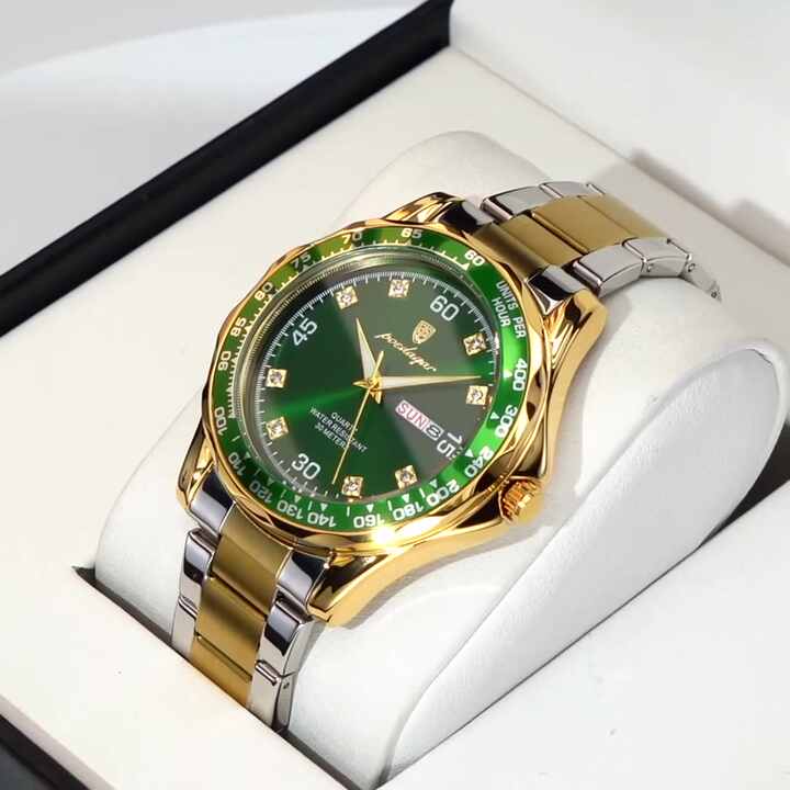 POEDAGAR 963 Luxury Quartz Watch for Men Waterproof Luminous