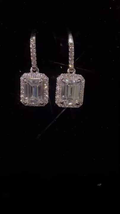 Wholesale Fine Jewelry 925 Sterling Silver Charm Earrings