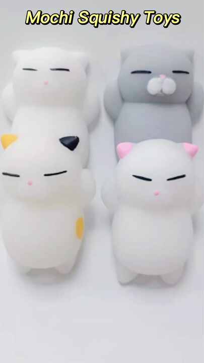 Kawaii Mochi Squishy Toys Stress Relief for Kids Adults