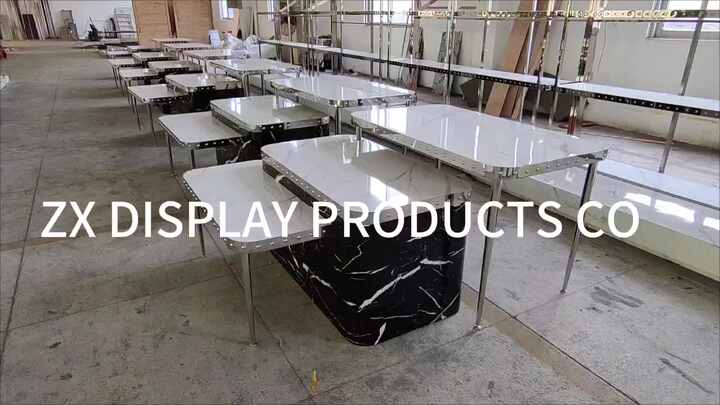 Custom Clothes Display Table for Shop Interior Design