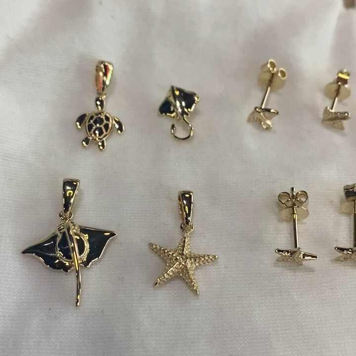 ciondolo chiama angeli fori angioletti 23mm in argento 925 placcato oro giallo – Padre Nostro