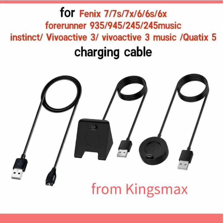 Smart Watch Charger Dock USB Data Sync Charge Cradle Dock Charger Smart  Watch Charger Stand for Garmin Fenix