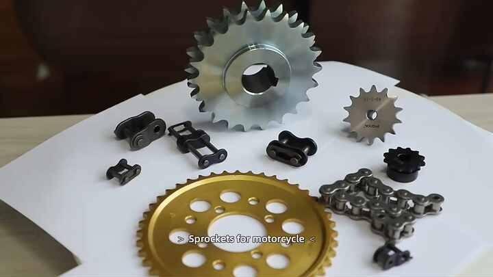 Pignone Per Catena A Rulli 06B 12 Denti - Acciaio Al Carbonio, Foro 10mm, Passo 9.525mm (3/8''), Per Macchinari E Fresatrici
