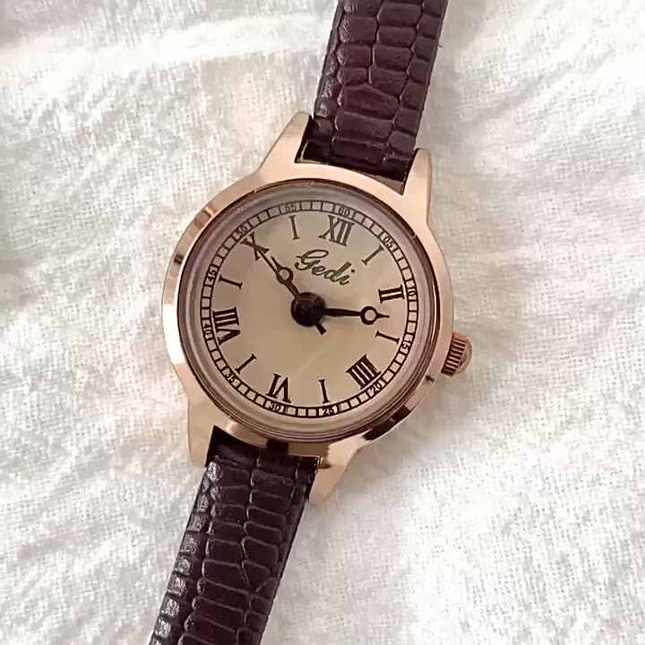 GEDI 14011 Women's Vintage Luxury Quartz Watch Waterproof