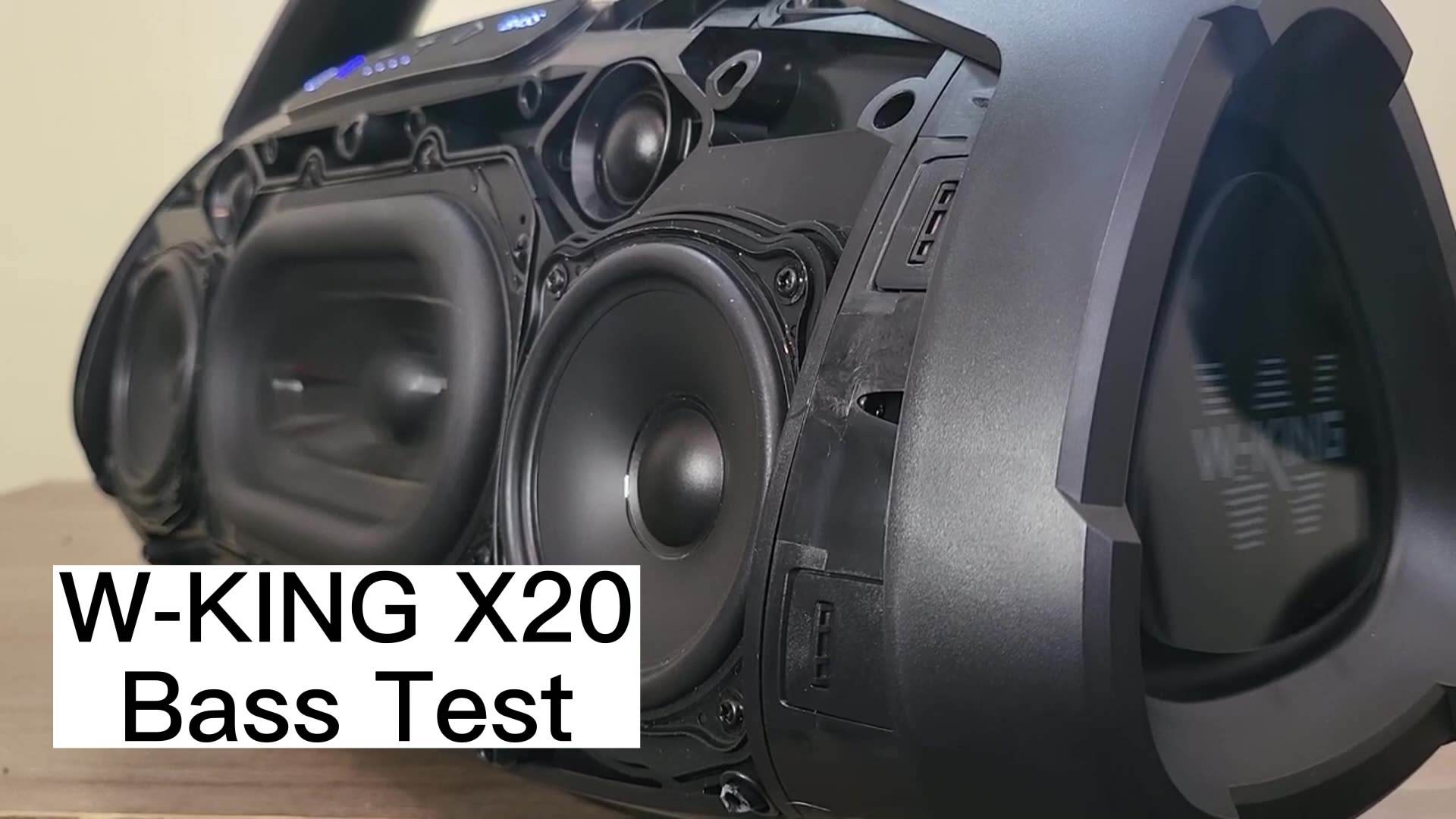 W-KING X20 Bluetoothスピーカー 大迫力200W 防水、防塵 W-KING X20 Bluetoothスピーカー 大迫力200W 防水、防塵