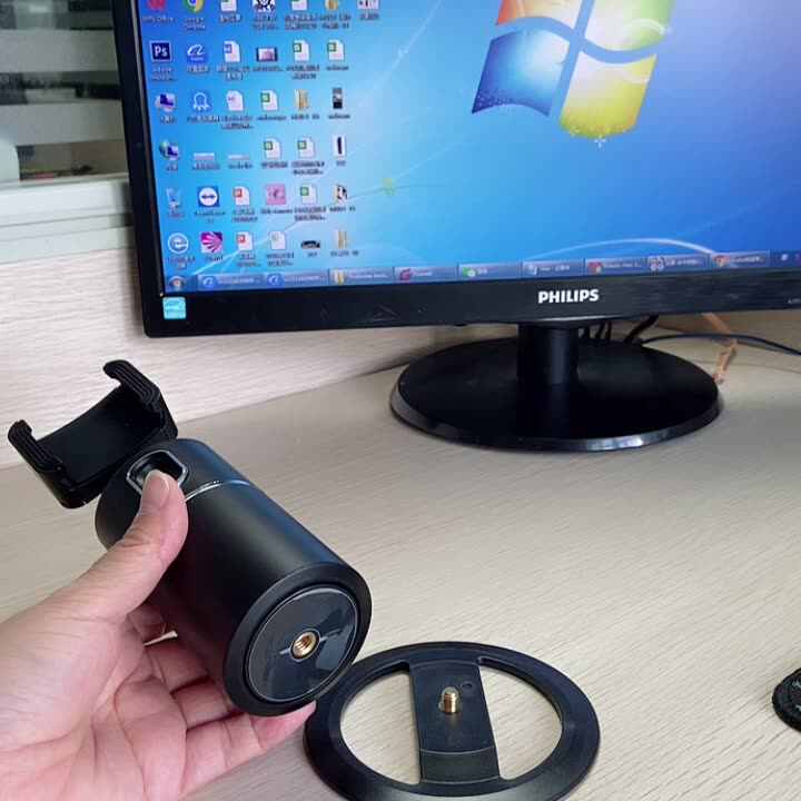Support De Téléphone à Suivi Automatique, Rotation à 360 Degrés