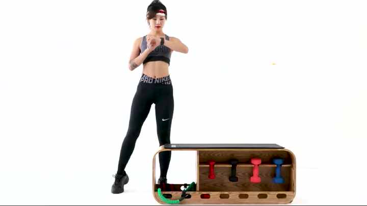 Adjustable Multi-Functional Gym Bench with Dumbbell Storage
