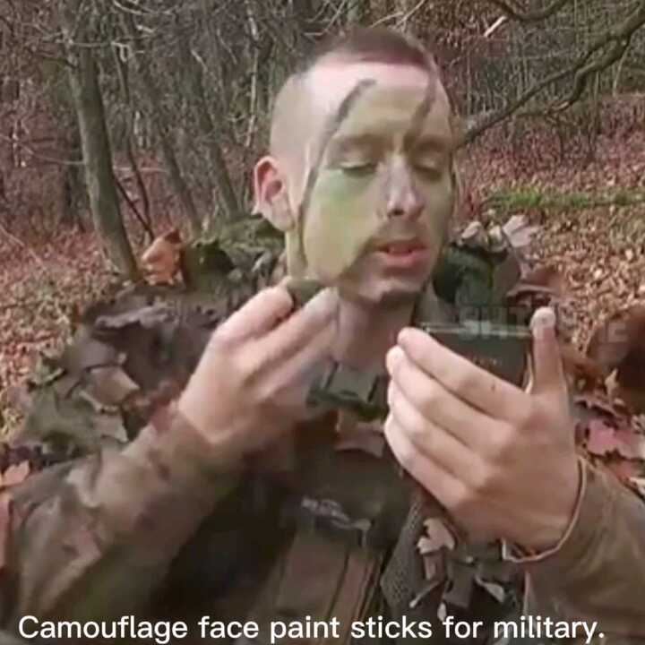 Pintura camuflaje facial militar - Oferta Limitada en Stock