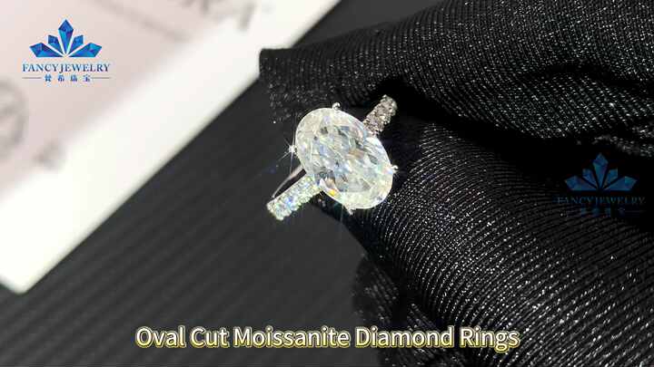 Fancy Custom Solitaire Big Carat Gold 14k 18k Engagement Oval