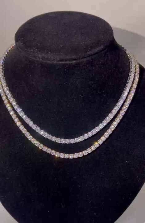 ラグジュアリーヒップホップ モアサナイト 2mm 3mm 4mm 5mm