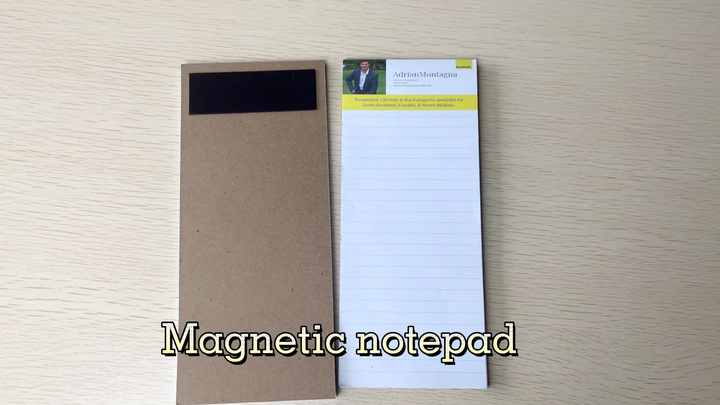 Koogel Magnetic Fridge Notepads, Floral Design, 4 Packs 200