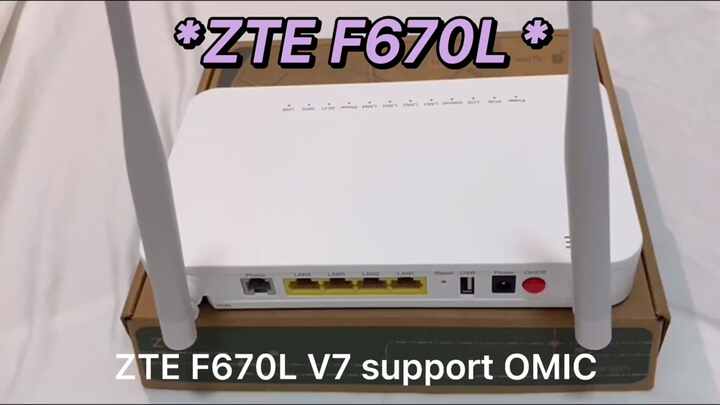 Zte F670l Dual Band 5dbi Wireless Router 5g Ont - Oem | Wholesale