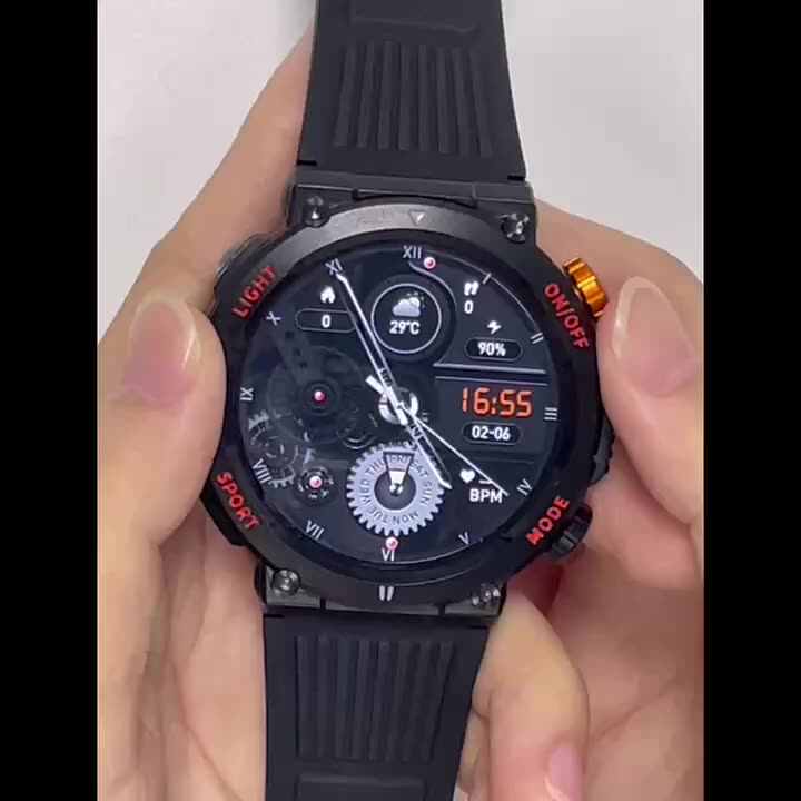Wonlex DW17 Men's Smartwatch: Bluetooth Fitness Tracker, Heart