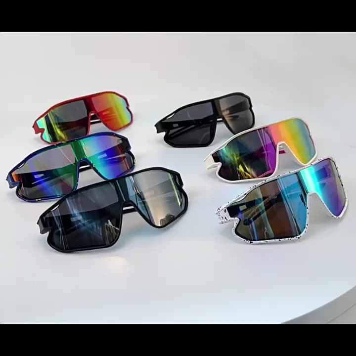 Kids Cycling Sunglasses Youth Sports Sunglasses Outdoor Sun Glasses for Kids Baseball Riding Custom Sunglasses