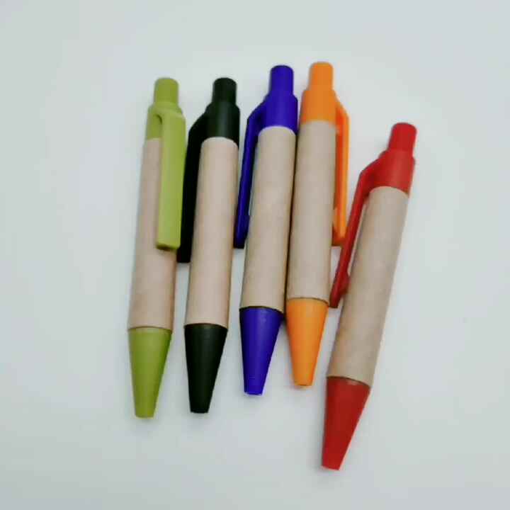 Eco-friendly Paper Promotional Pen Unique Customizable