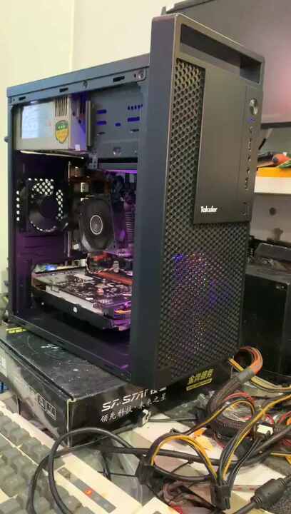 PENPOS ゲーミングデスクトップパソコン AMD R5 2600 3600 Gtx1050TI