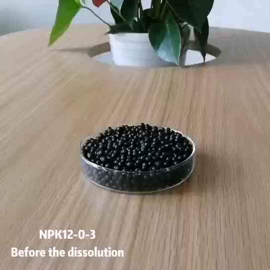 ANYWIN NPK Organischer Dnger 12-0-1 Kontrollierte Freisetzung 20%  Organische Substanz Dnger Landwirtschaft Schwarze Granulate 50KG 99% MIN