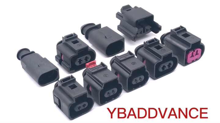 5 Set Connettori Auto 2 Pin Maschio/femmina – Compatibili Con VW, Audi, Skoda E Seat, Codici OEM 1J0973802 E 1J0973702