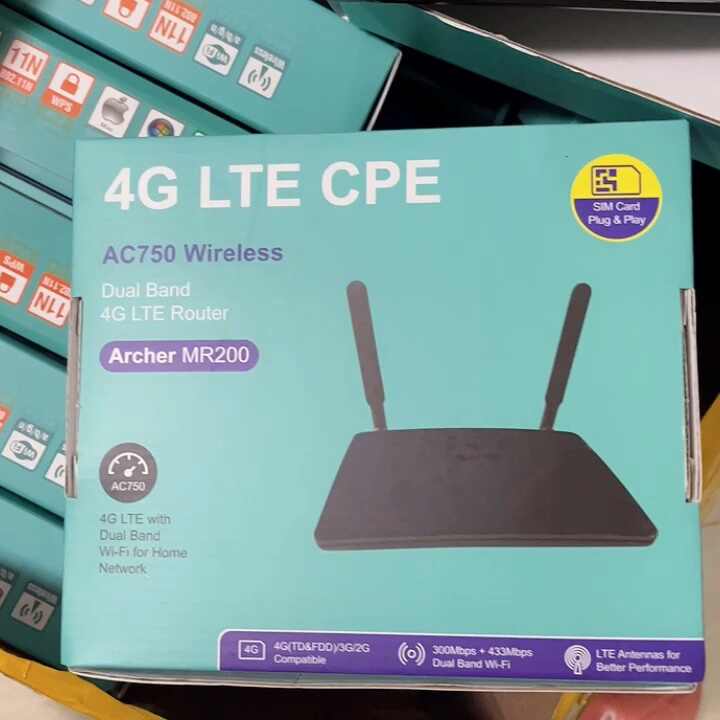 TP-Link Archer MR200 ルーター Tp-link Archer MR200 4G LTE AC750 ルーター 黒 | Techinn