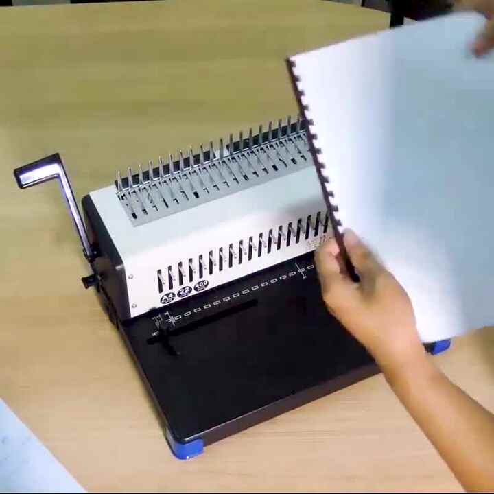 MYFULLY Comb Binding Machine, 21-Holes, 450 Sheets, Paper Punch Binder