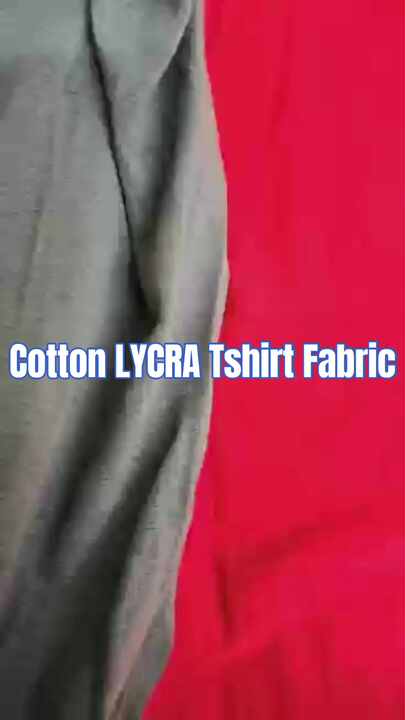 30s Knitted Cotton Lycra Fabric Sustainable Versatile