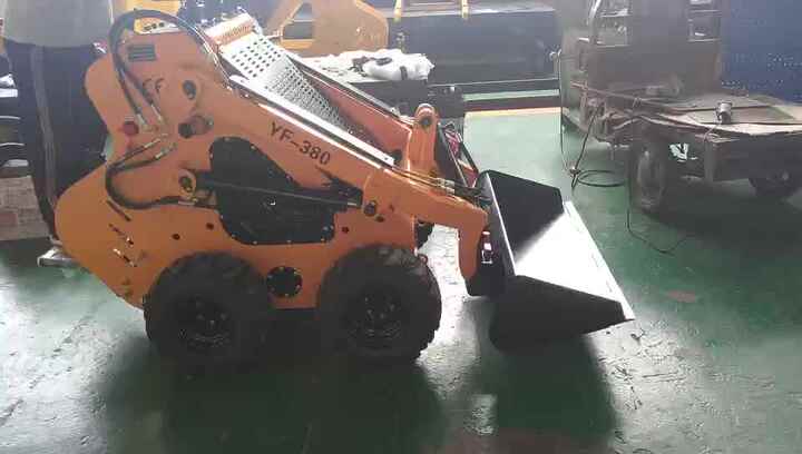Infront YF380 Mini Skid Steer Loader with 4in1 Bucket