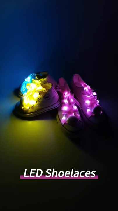 Novelty LED Light-Up Shoe Laces for Night Party Graduation