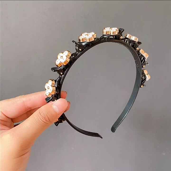 Wholesale Korean Pearl Flower Hair Bands 2021 Fashion