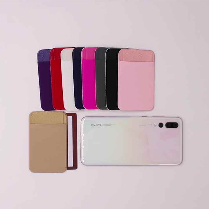 Mini Universal Practical Card Holder Stick-on Pocket