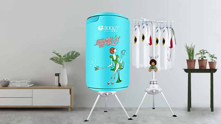 Mini Dryer Clothes Portable Travel Radiator Hanger Clothes Printing Dryer  Hotpoint 1000 Power Electric Clothes air Dryer