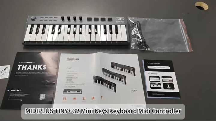 Midiplus Tiny+ プロフェッショナル 32鍵 デジタル電子MIDIキーボード