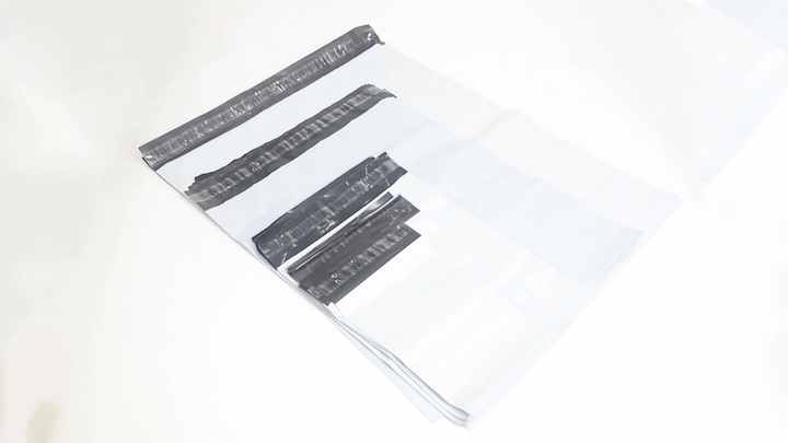 Clear Poly Mailer Bags with Custom Logo Self Sealing