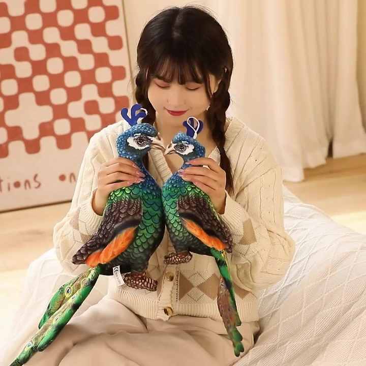 新着卸売りソフト詰めシミュレーションキツツキおもちゃ美しい野生動物