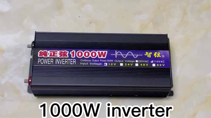 1000W Pure Sine Wave Inverter - Reliable Power Conversion