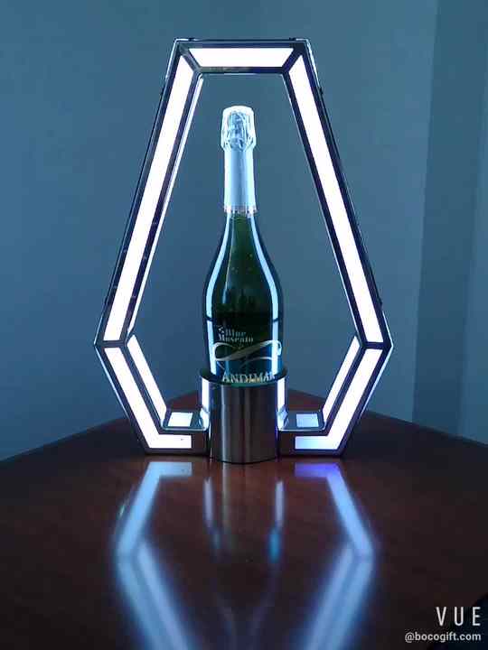 Stainless steel bottle service presenter,vip bottle presenter