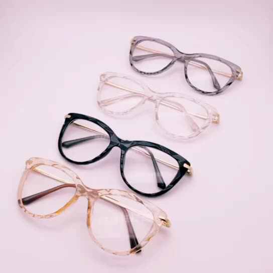 Montura De Gafas Coloridas De Moda 2022, Montura De Gafas Redondas Retro Con Bisagras De Resorte Para Mujer Y Hombre, Gafas Ópticas Transparentes Con Protección Anti Luz Azul