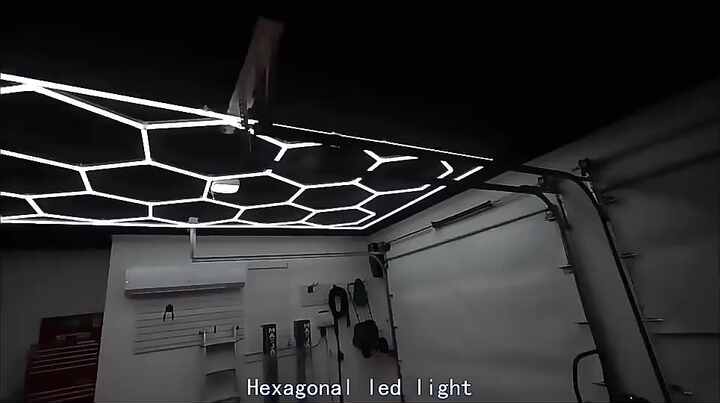 サロンガレージ用LEDヘキサゴンシーリングライト、バーバーショップ