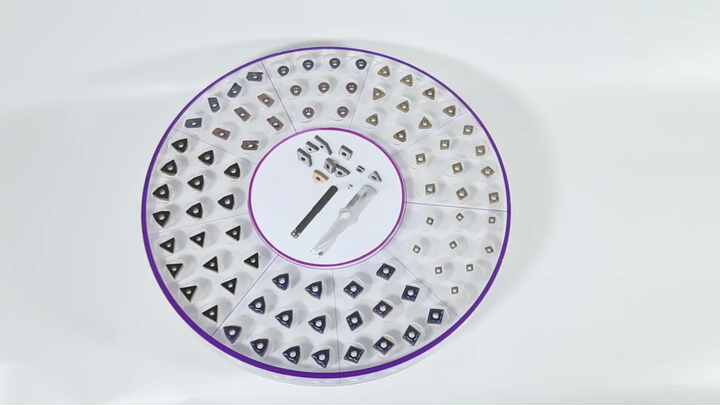 Set Di 10 Glanze Indicizzabile Tornio Strumento Inserti SNMG090308 Per - Foto 8