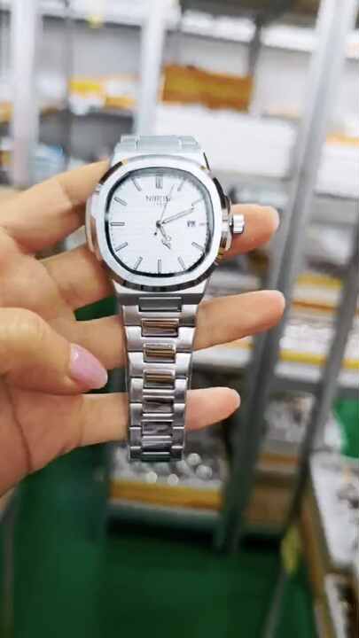 2025 NIBOSI 2632 Quartz Watch for Men – Waterproof Stainless Steel