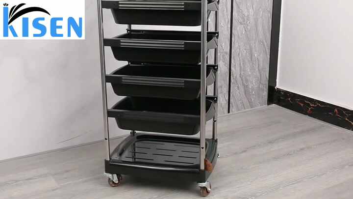 Hot Selling Mobile Portable Beauty Salon Drawer Trolley
