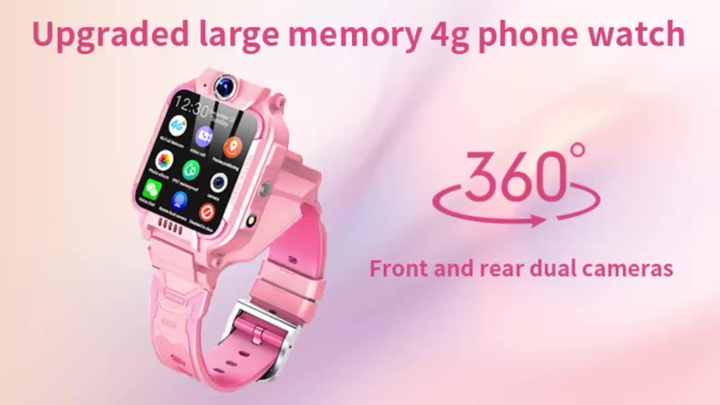 4G Smart Watch for Kids Wifi Video Call SOS IP67 Waterproof