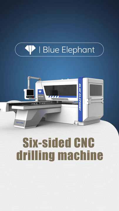 Blue Elephant CNC 6 - Precision Wood Door Drilling Machine