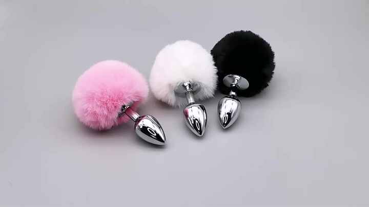 10 Colors Beautiful Metal Anal Plug for Great Sexy Fun, Pink Bow Gift Metal Rabbit Tail Anal Plug Butt Plug Rabbit With Tail 10 Colors Beautiful Metal Anal Plug for Great Sexy Fun, Pink Bow Gift Metal Rabbit Tail Anal Plug Butt Plug Rabbit With Tail
