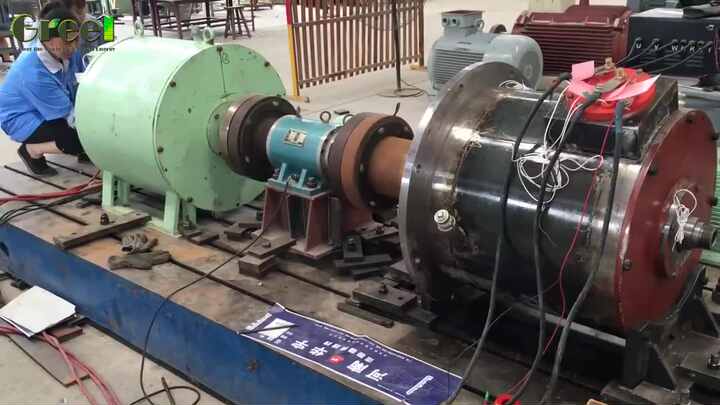 100W 200rpm Générateur à aimant permanent sans noyau à faible vitesse